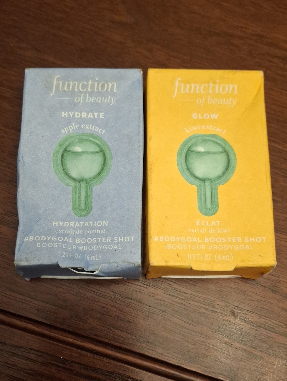 Function Set of 2 - Glow & Hydrate New In Boxes